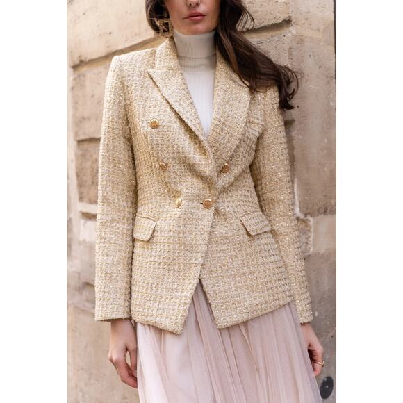 L’Agence Jackets & Blazers - ❤️L'Agence Tweed Kenzie Double Breasted Blazer❤️